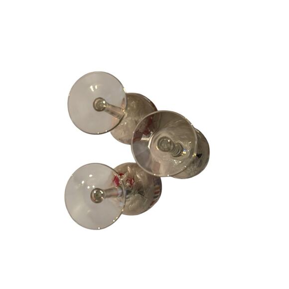 Happy Birthday Wine Glasses Set of 3 Colorful Party Celebration Printed Stemware - Picture 4 of 6